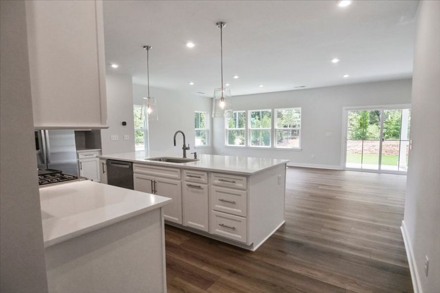 Furnished interior view inside a new home in Layton Hall, Mauldin (Image 4).