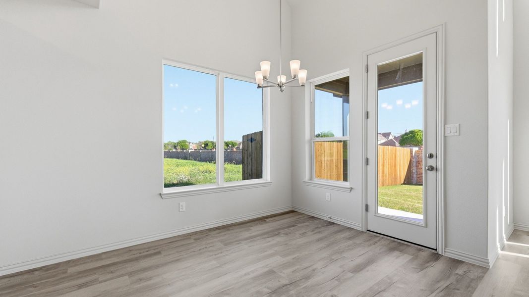 Furnished interior view inside a new home in Green Oaks Preserve, Arlington (Image 15). Furnished interior view inside a new home in Green Oaks Preserve, Arlington (Image 15).