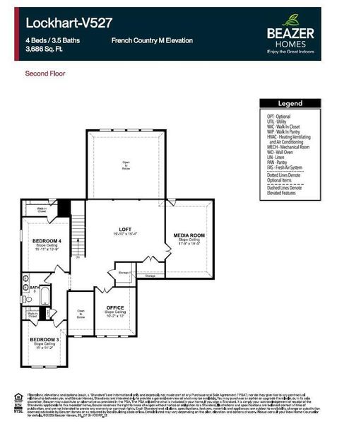 2D floor plan layout of this home in Valencia, Manvel, TX (Image 5).
