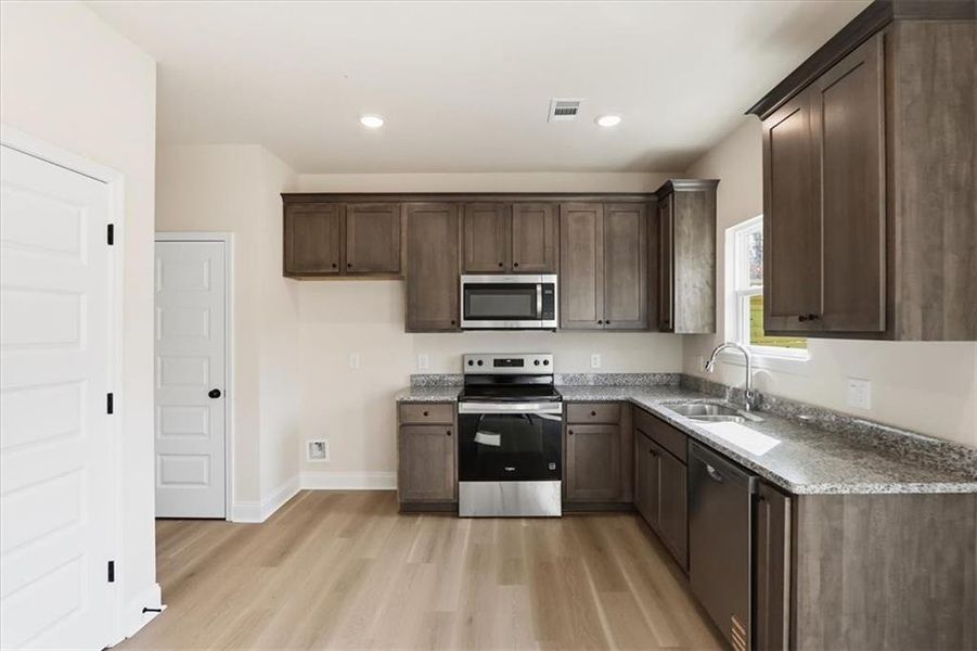 Furnished interior view inside a new home in , Lavonia (Image 7). Furnished interior view inside a new home in , Lavonia (Image 7).