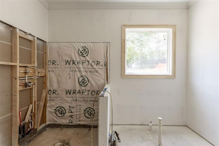 In-progress construction of a new home in , Buford, GA (Image 8).