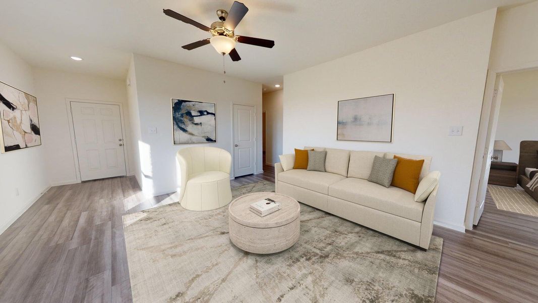 Furnished interior view inside a new home in Watson Hill, Summerville (Image 3).