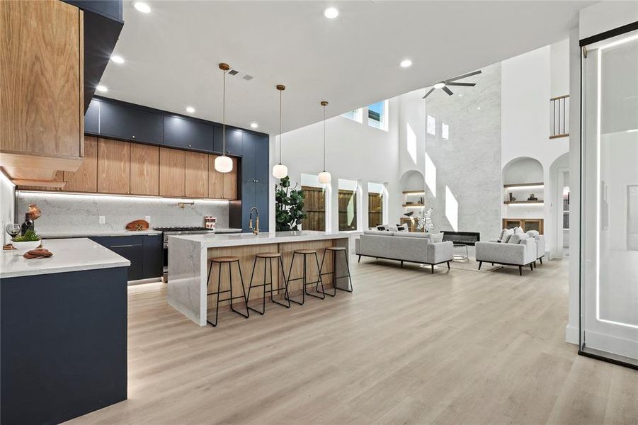 Furnished interior view inside a new home in , Dallas (Image 17).