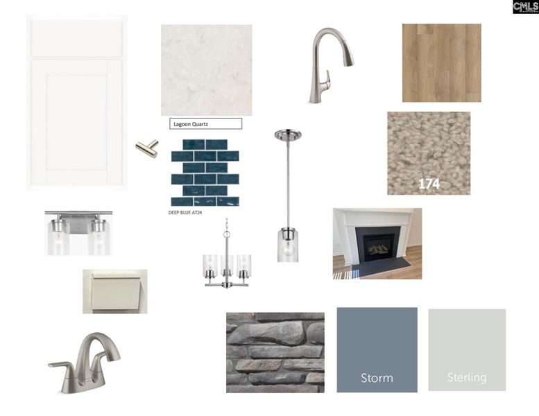 Sample of building materials used in homes in Boykin Hills, Chapin (Image 21).