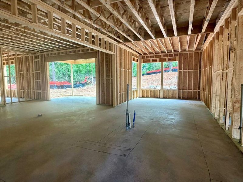 In-progress construction of a new home in Aster, Roswell, GA (Image 43).