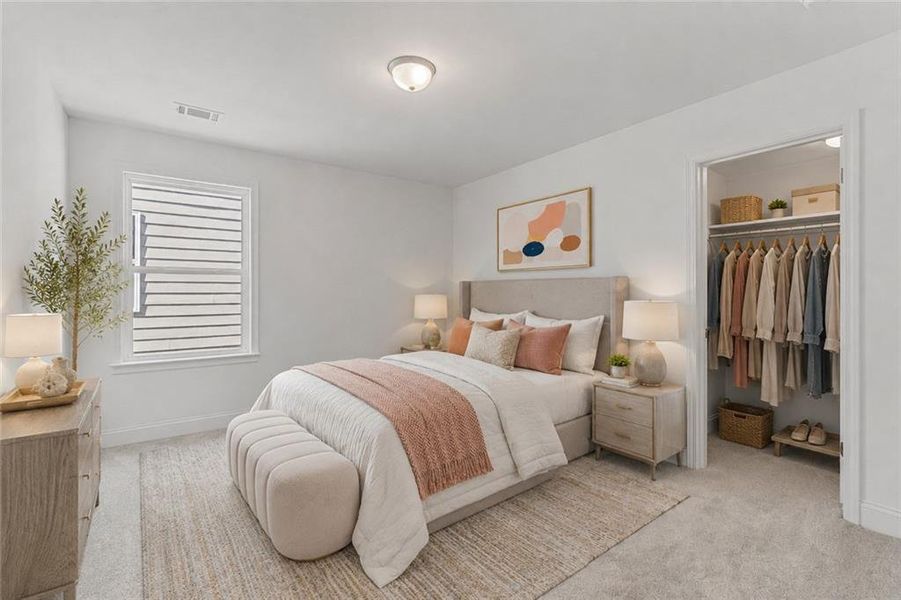 Furnished interior view inside a new home in Clark Farms, Flowery Branch (Image 10).