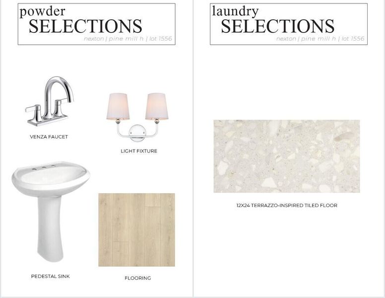 Sample of building materials used in homes in Nexton, Summerville (Image 10).