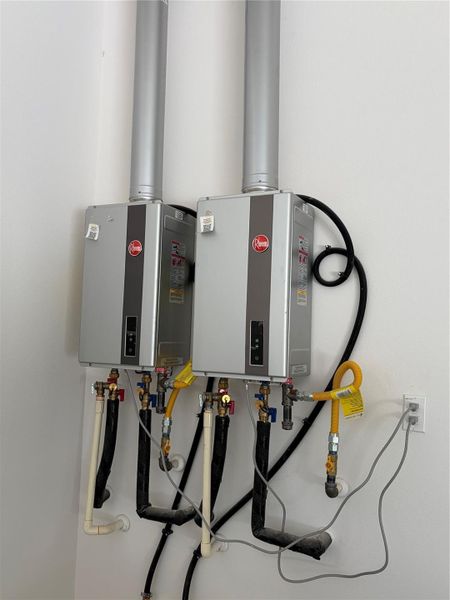 Two Tankless Hot Water Heaters Two Tankless Hot Water Heaters