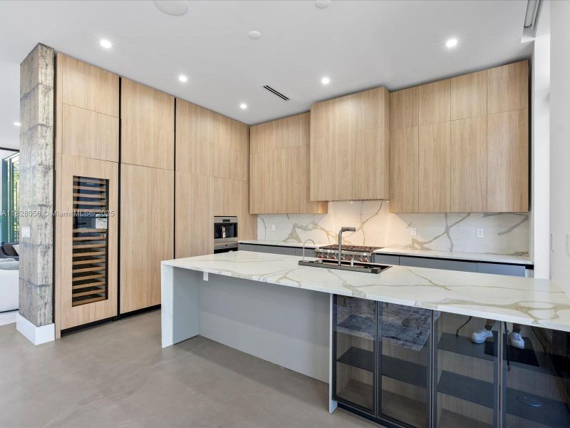 Furnished interior view inside a new home in , Miami (Image 18).
