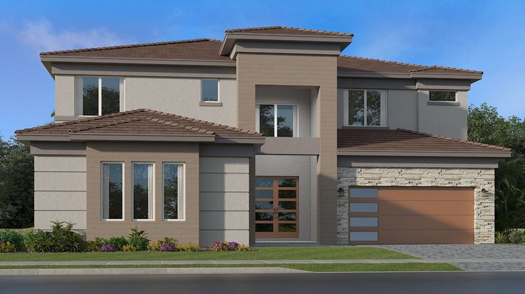 Front exterior of a new home in Whitmore Estates, Lake Worth, FL, highlighting curb appeal (Image 1). Front exterior of a new home in Whitmore Estates, Lake Worth, FL, highlighting curb appeal (Image 1).