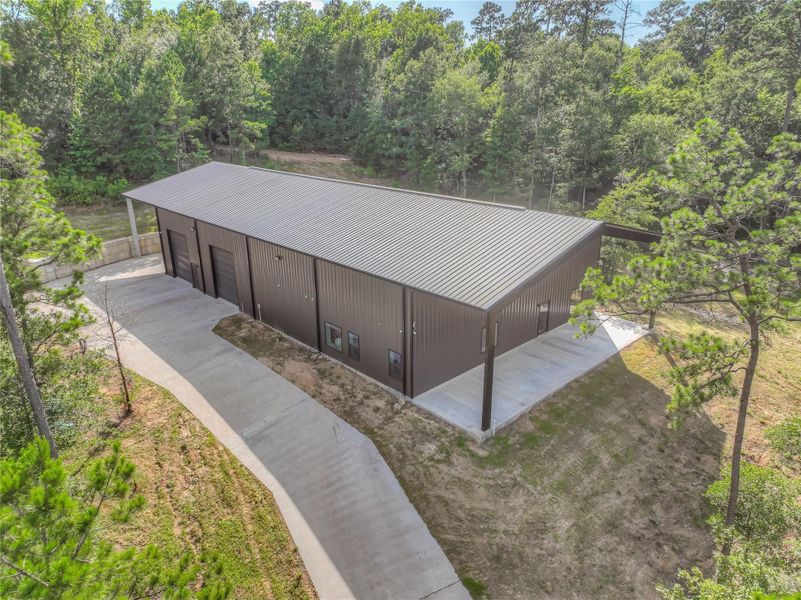 Ariel of 8,200 sqft barndominium Ariel of 8,200 sqft barndominium