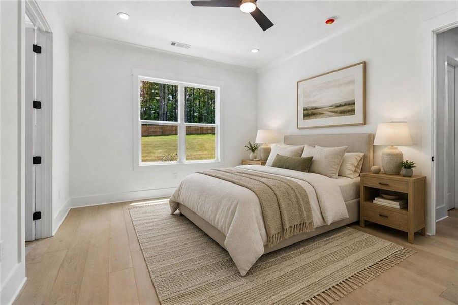 Furnished interior view inside a new home in , Grayson (Image 35).