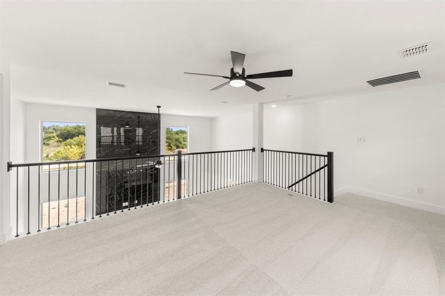 Spacious, unfurnished interior of a new home in Trails at Cottonwood Creek, Rowlett (Image 22). Spacious, unfurnished interior of a new home in Trails at Cottonwood Creek, Rowlett (Image 22).