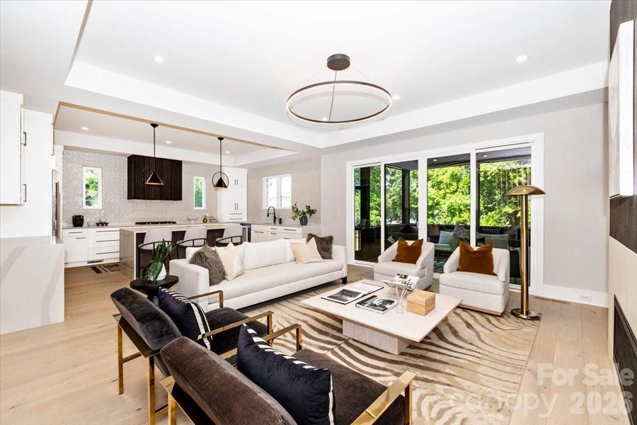 Furnished interior view inside a new home in , Charlotte (Image 29).