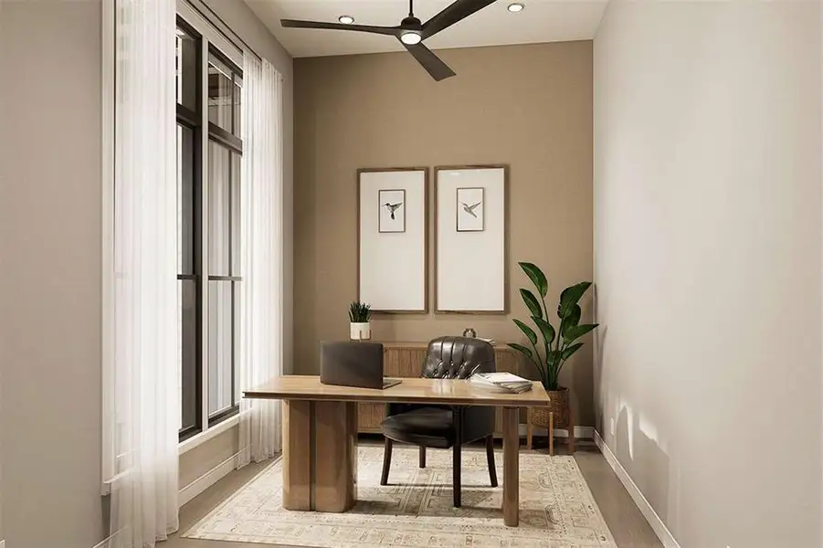 Furnished interior view inside a new home in Oak Water Ranch, Granbury (Image 10). Furnished interior view inside a new home in Oak Water Ranch, Granbury (Image 10).