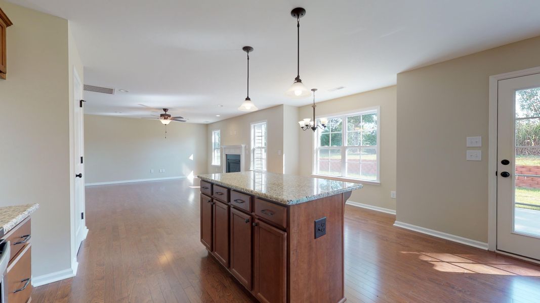 Representative furnished interior of a home built from the Rockbridge by Bill Clark Homes in Davenport Farms, Winterville (Image 9).