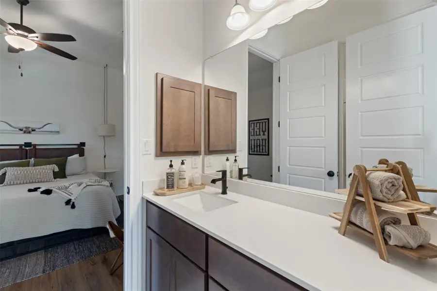 Furnished interior view inside a new home in , Bastrop (Image 6). Furnished interior view inside a new home in , Bastrop (Image 6).