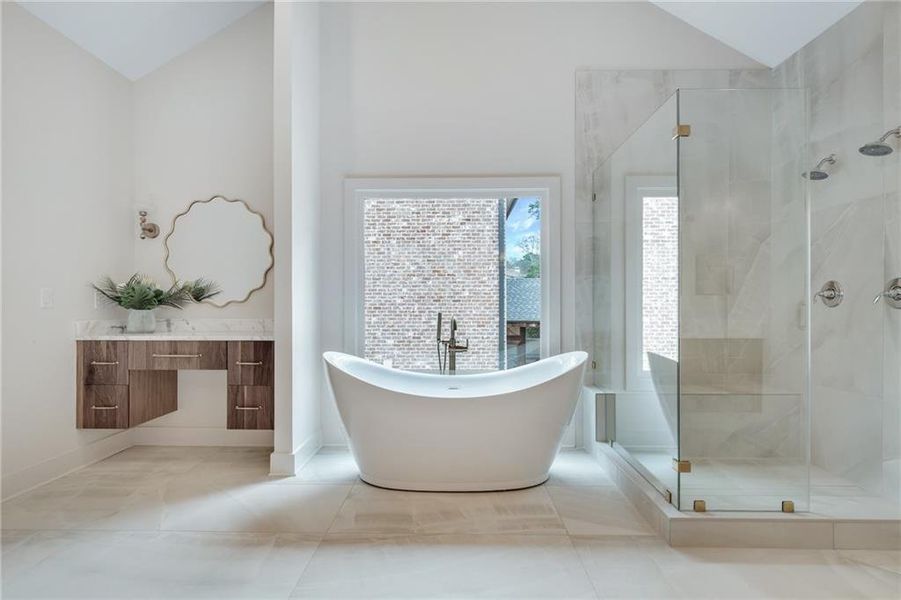 Furnished interior view inside a new home in , Atlanta (Image 7).