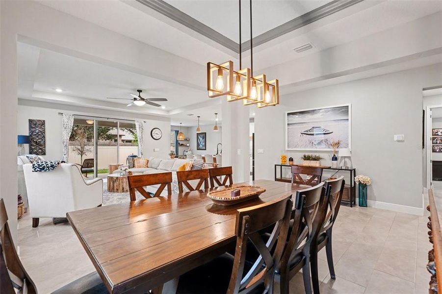 Furnished interior view inside a new home in Willow Reserve, Lutz (Image 12).