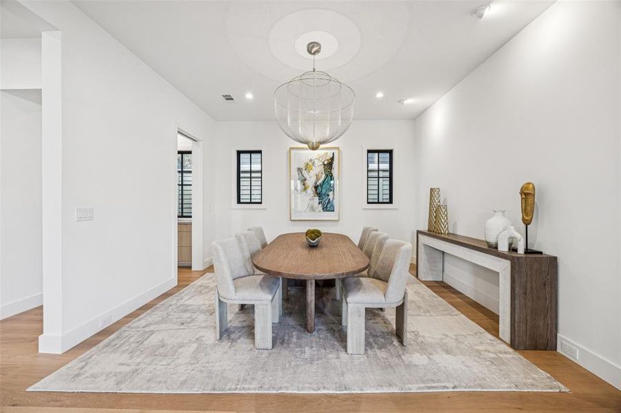 Furnished interior view inside a new home in , Dallas (Image 11).