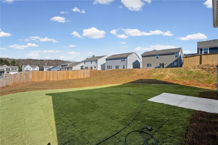 Exterior details and patio area of a home in Sage Woods, Dallas (Image 20).