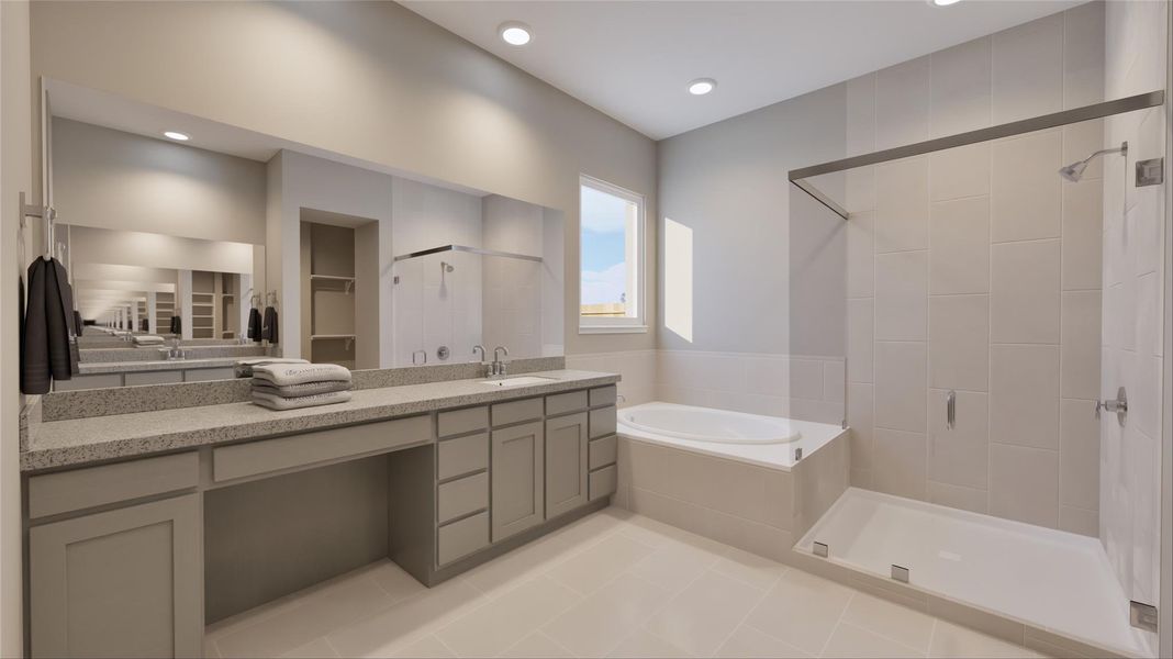 Furnished interior view inside a new home in Canterra Creek 60', Iowa Colony (Image 9). Furnished interior view inside a new home in Canterra Creek 60', Iowa Colony (Image 9).