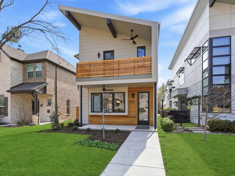 Exterior details and patio area of a home in , Fort Worth (Image 28).