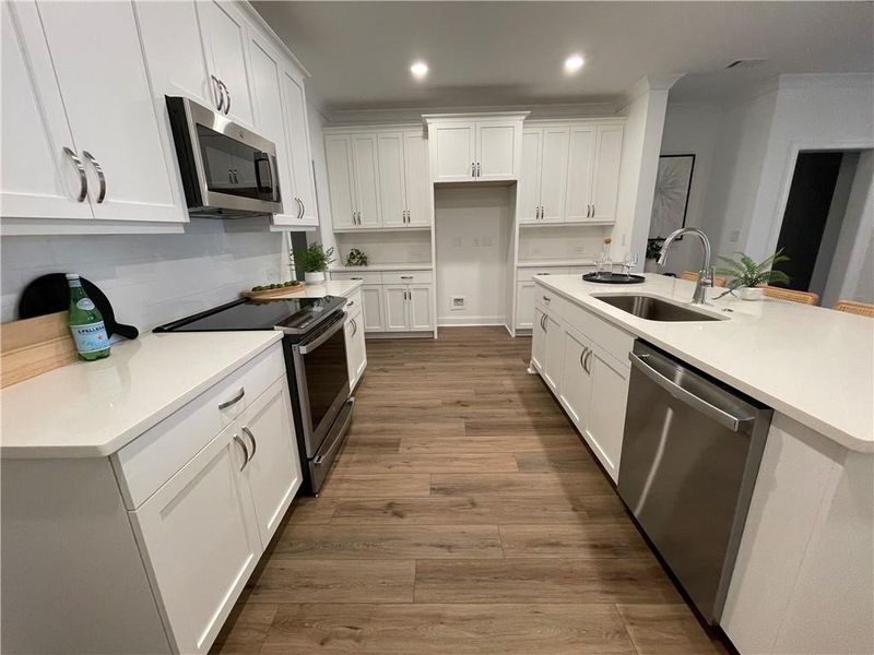 Furnished interior view inside a new home in Waterside Condos, Peachtree Corners (Image 8).