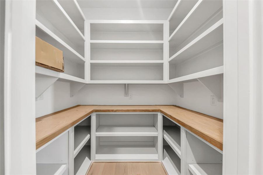 View of storage area