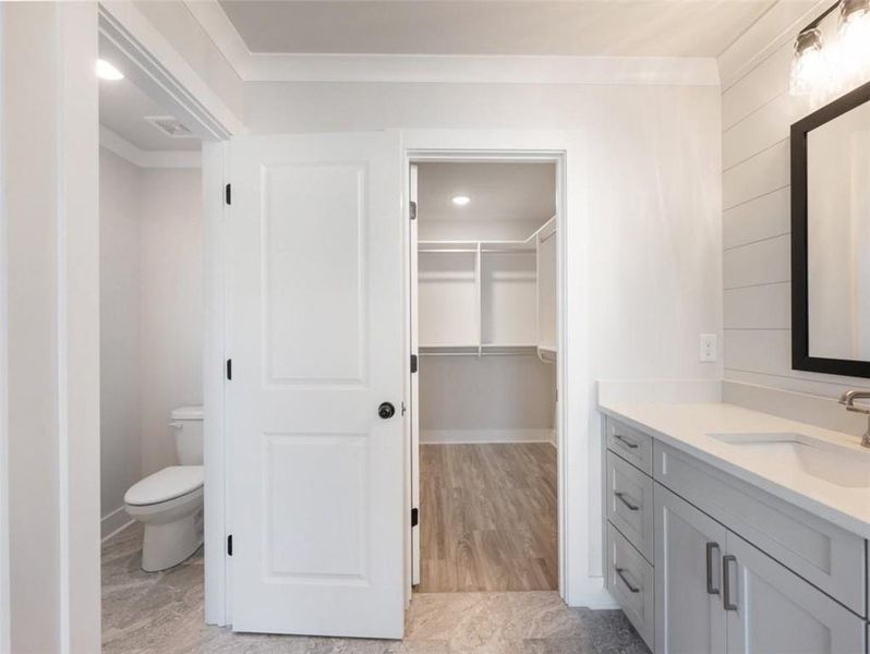 Furnished interior view inside a new home in , Buford (Image 13).