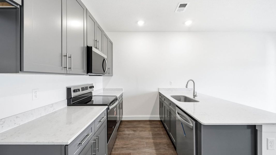 Furnished interior view inside a new home in The Arbor Townhomes, Kingsport (Image 6).