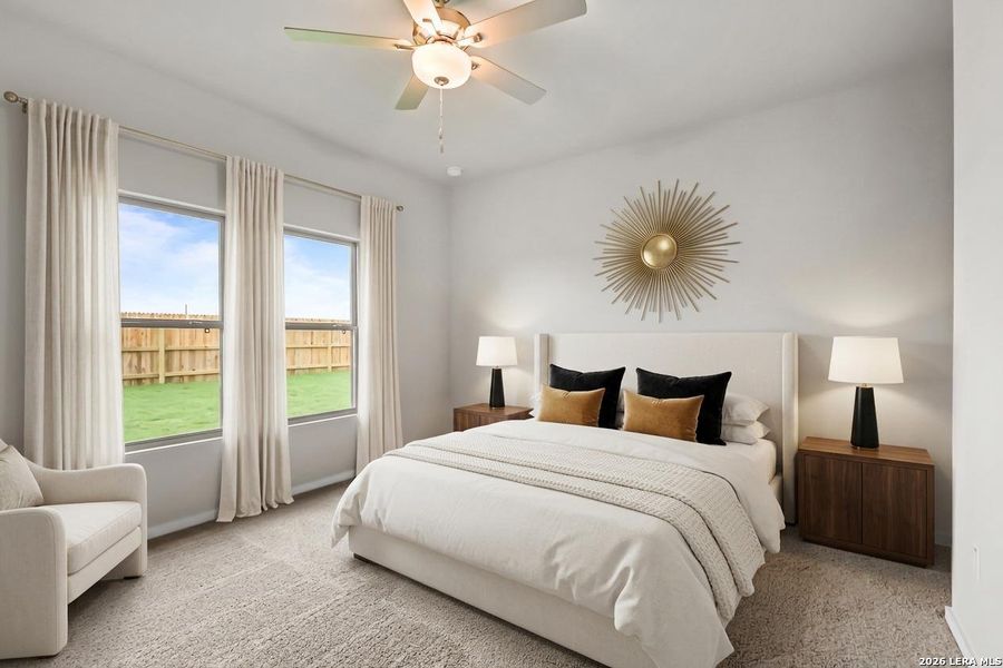 Furnished interior view inside a new home in Summerlin, San Antonio (Image 10).