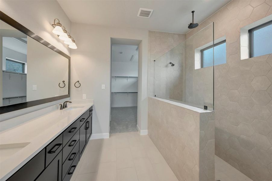 Furnished interior view inside a new home in Harvest Green 65', Richmond (Image 13).