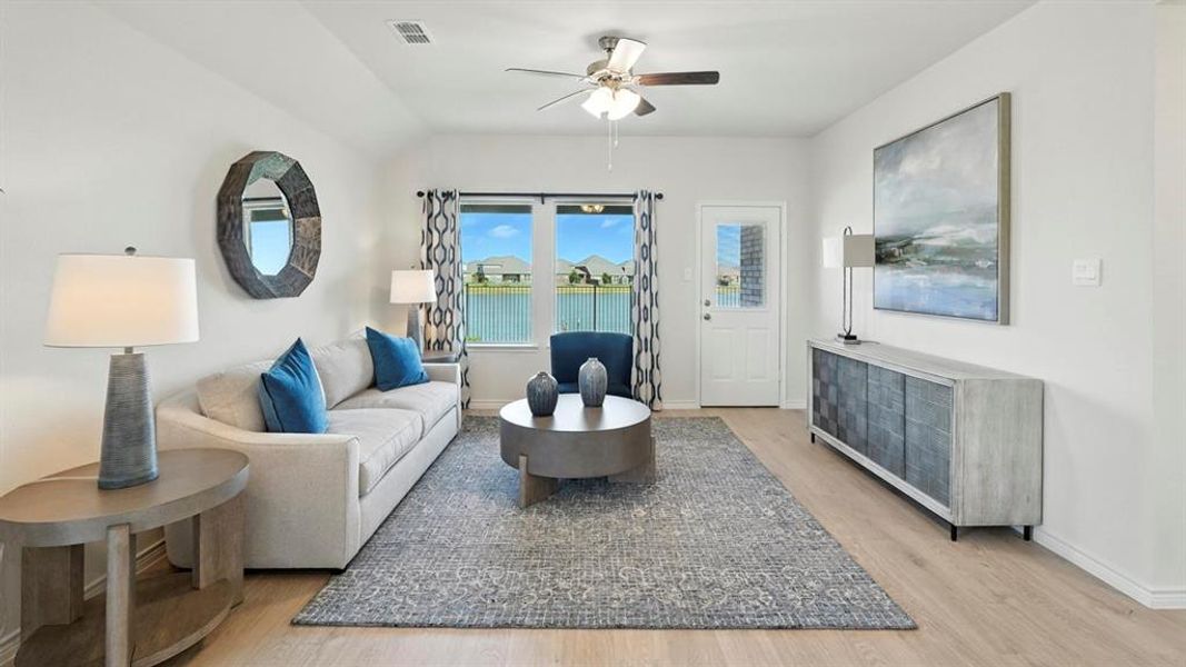 Furnished interior view inside a new home in Winchester Crossing, Princeton (Image 13).