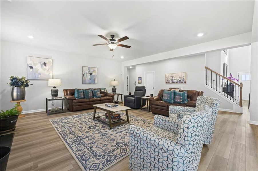 Furnished interior view inside a new home in , Atlanta (Image 31).
