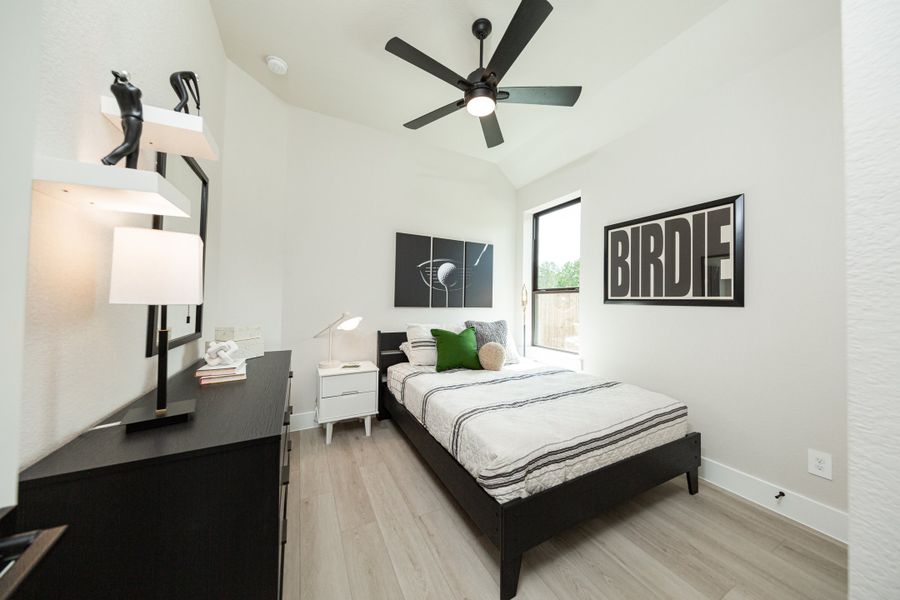 Furnished interior view inside a new home in The Highlands, Porter (Image 8).