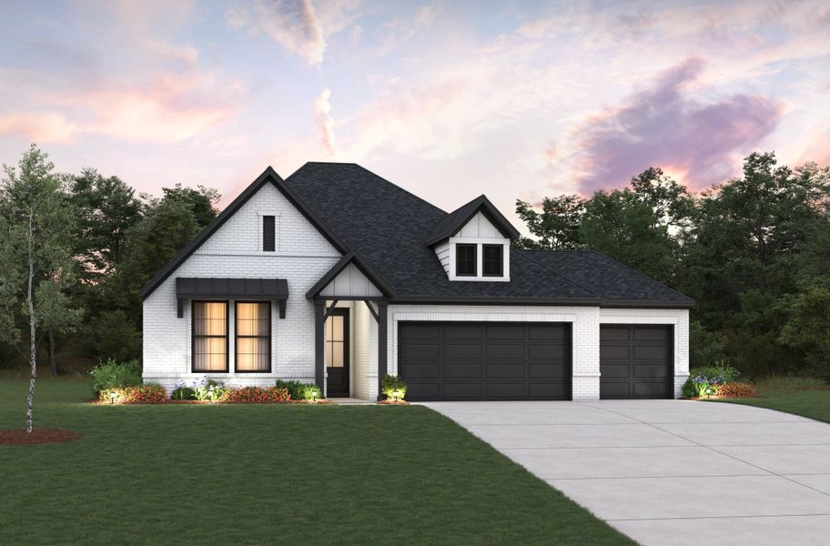 Representative exterior photo of a completed home built from the Palmetto by Beazer Homes in Arabella on the Prairie, Richmond, TX (Image 5).