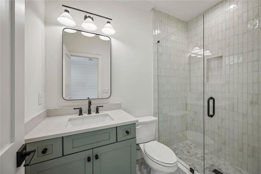 Furnished interior view inside a new home in , Roswell (Image 13).