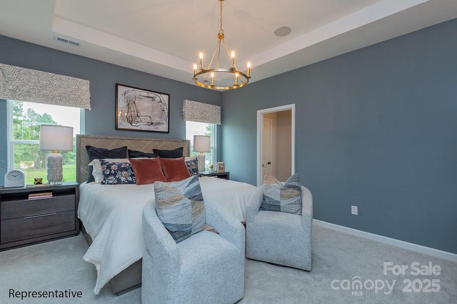 Furnished interior view inside a new home in Winecoff, Salisbury (Image 2).