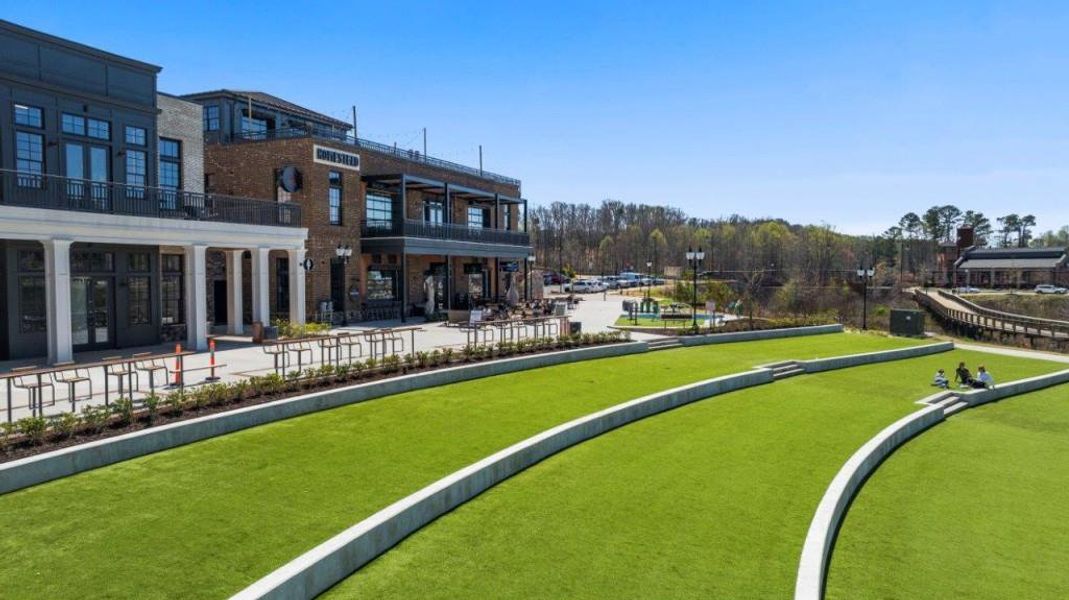 Front exterior of a new home in Haven Abbey, Cumming, GA, highlighting curb appeal (Image 29).