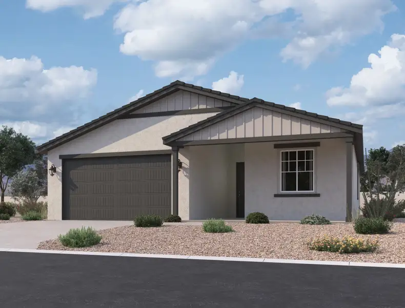 Exterior elevation rendering Exterior elevation rendering