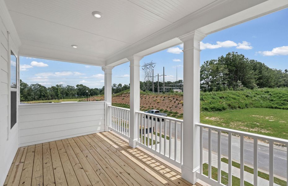 Exterior details and patio area of a home in Reunion, Flowery Branch (Image 3). Exterior details and patio area of a home in Reunion, Flowery Branch (Image 3).