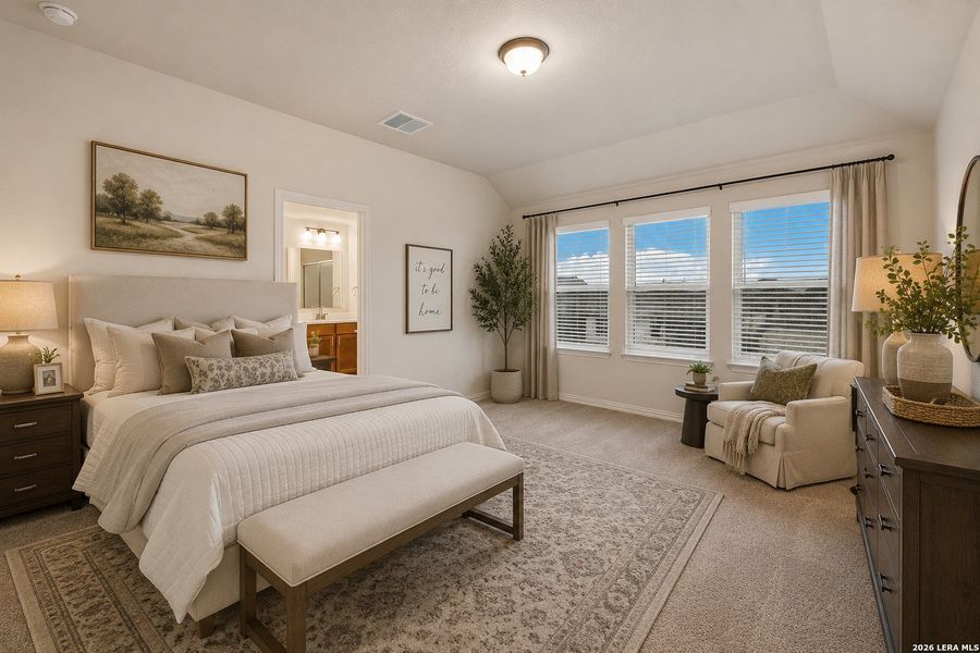 Furnished interior view inside a new home in Veramendi, New Braunfels (Image 7).