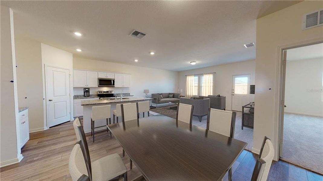Furnished interior view inside a new home in Pinecone Reserve, Brooksville (Image 4).