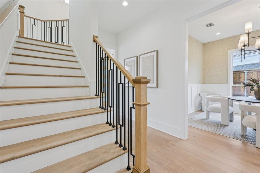 Furnished interior view inside a new home in , Dallas (Image 33).