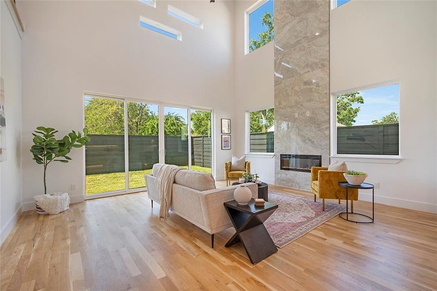 Furnished interior view inside a new home in , Dallas (Image 3).
