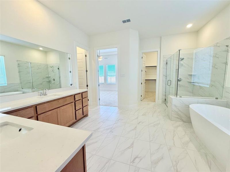 Furnished interior view inside a new home in Polo Ridge, Forney (Image 8).