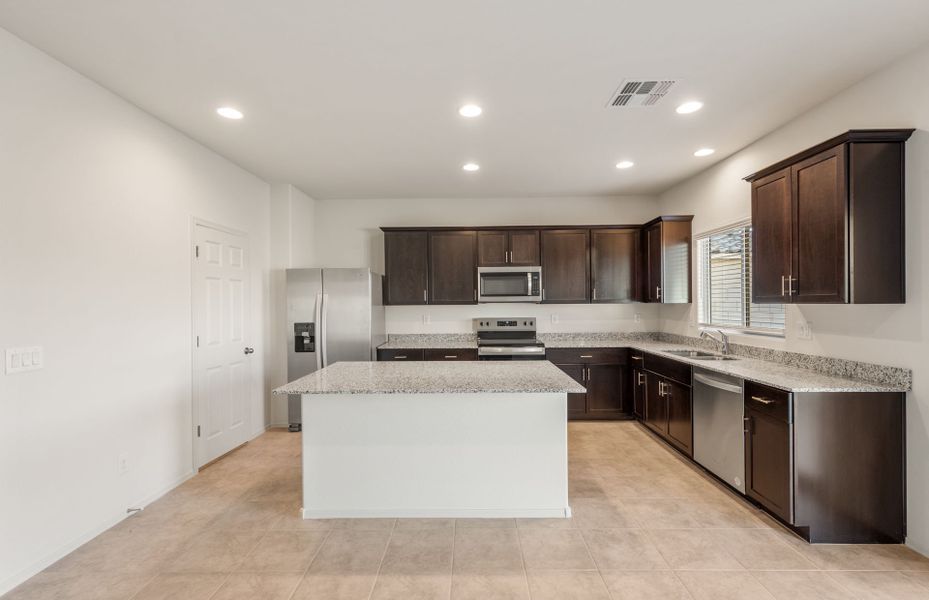 Furnished interior view inside a new home in Entrada La Coraza at Rancho Sahuarita, Sahuarita (Image 6).