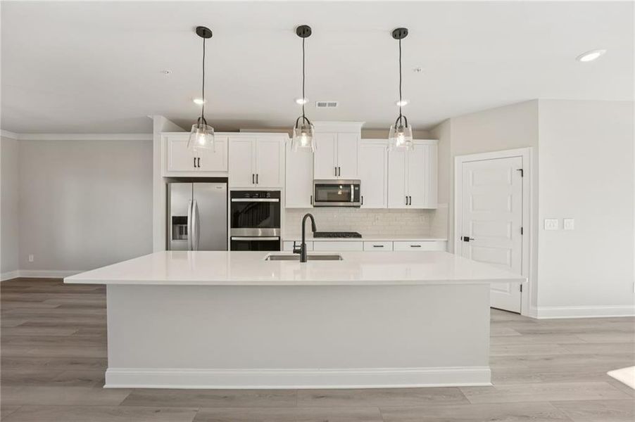 Furnished interior view inside a new home in , Cumming (Image 8).