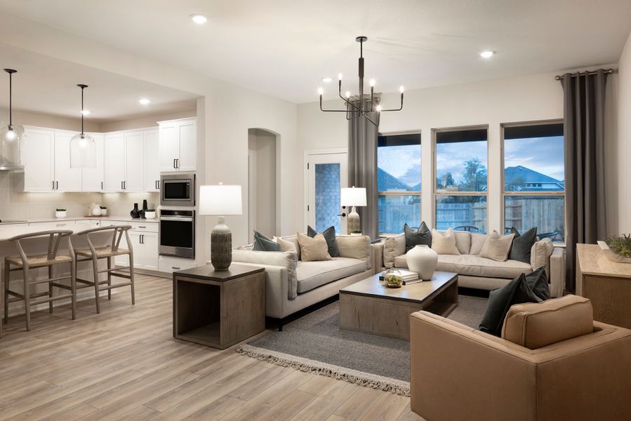 Furnished interior view inside a new home in Crescent Bluff, Georgetown (Image 11).